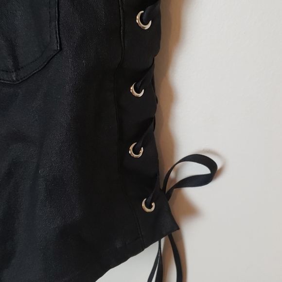 Fashion Nova high waisted black shorts. - Picture 4 of 4